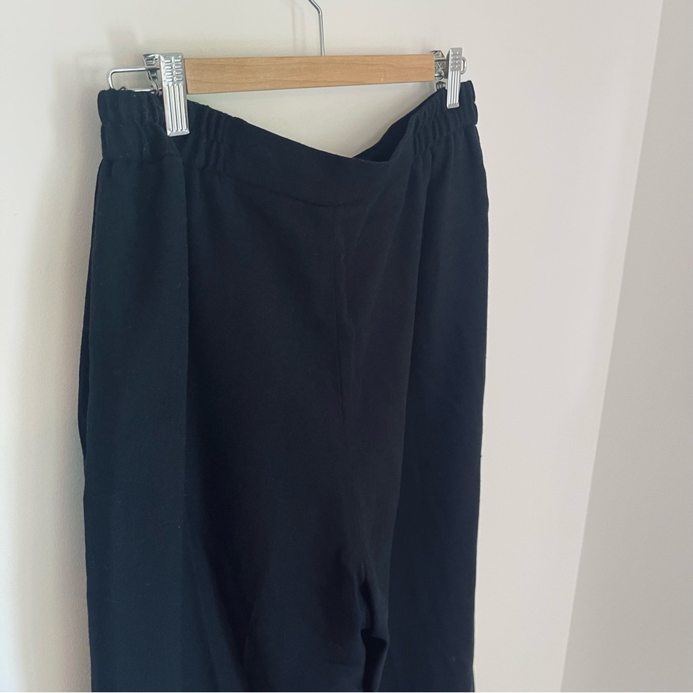 Vintage 100% Wool Black Pleated Trouser, Women's Size 12, Nipon Studios - Picture 5 of 6